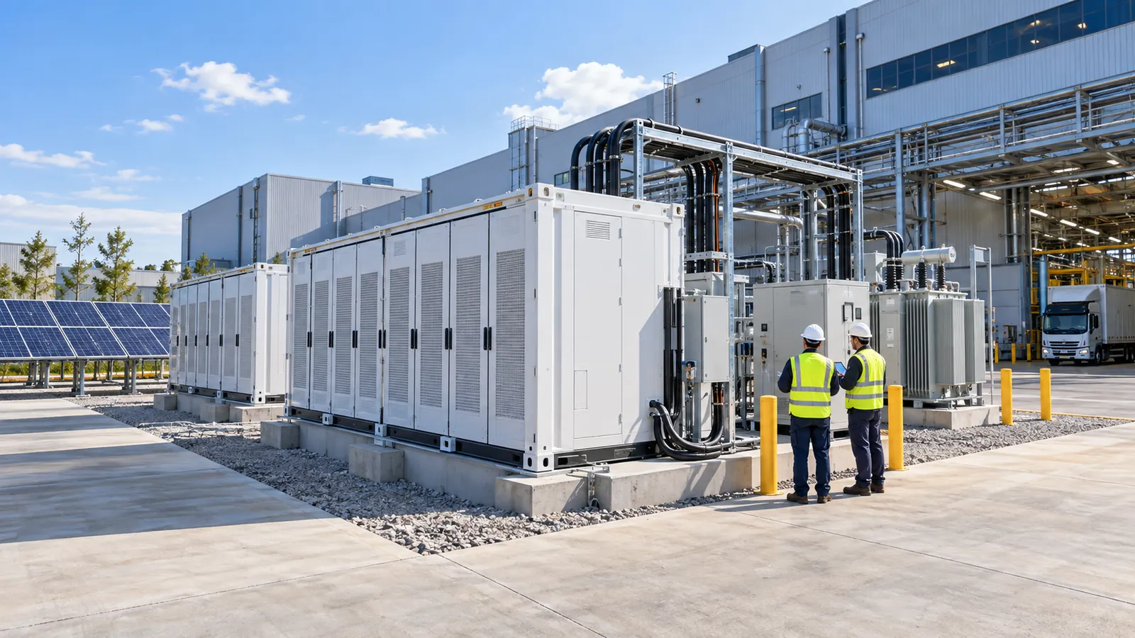 Certified industrial auditors performing a thermal electrical inspection