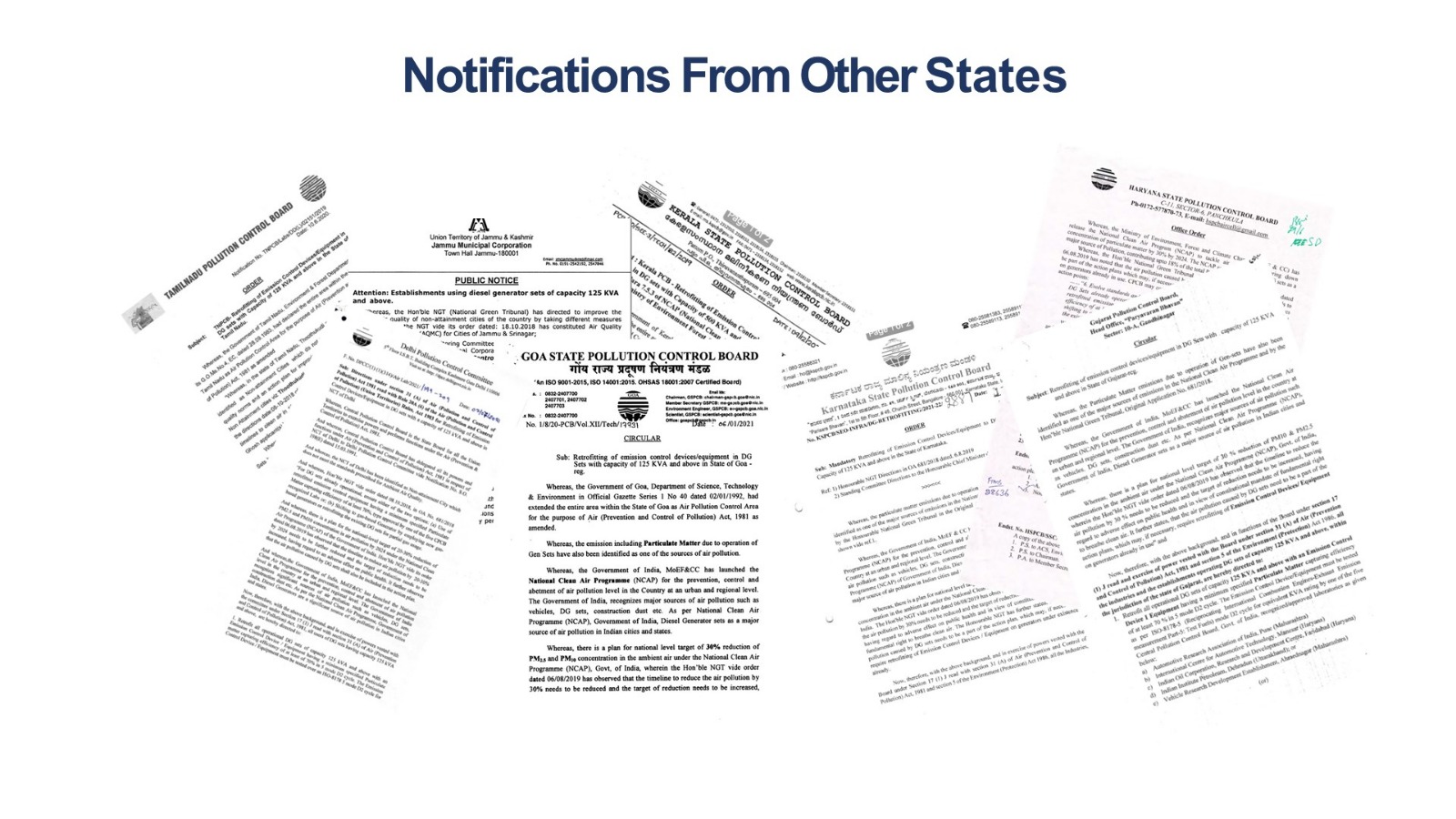 Emission Control Equipment