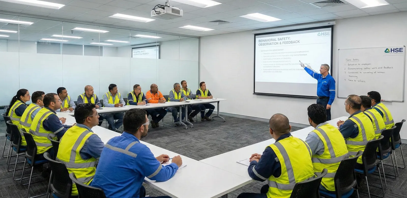 Industrial Workplace Safety Training and Behavioral Observation